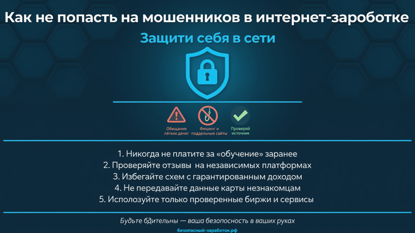 Как не попасть на мошенников в интернет-заработке Как не попасть на мошенников в интернет-заработке